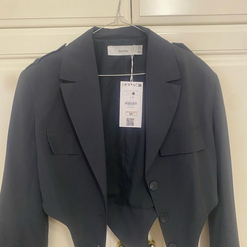 Bershka gray anthracite jacket new, modern