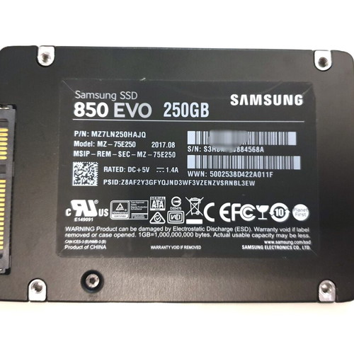 Samsung 850 SSD EVO 250GB 2.5-inch internal drive like new