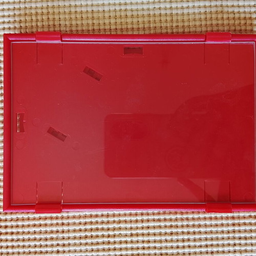 Plastic children's photo frames in red, like new