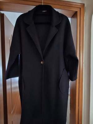 Plus size paltozaketa like new, dark blue, one size