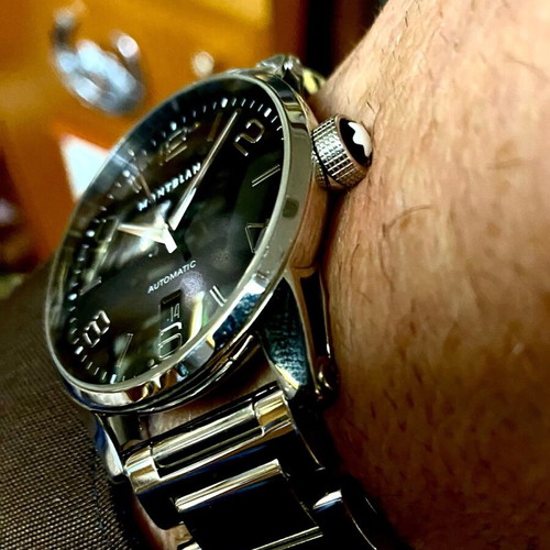 Mont Blanc Automatic 42mm σαν καινούργιο με ζαφείρι κρύσταλλο και κουτί