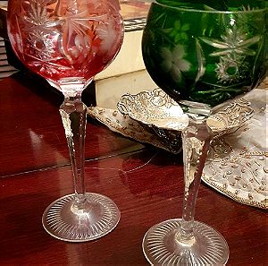 Αυθεντικά Baccarat Ποτήρι, Σετ των 2 κρυστάλλινων ποτηριών