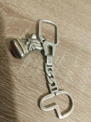 Ασημένιο μπρελόκ 925' με πουγκί μιλλένιουμ του 2000 μεταχειρισμένο