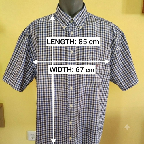 Gant Regular Fit Checked Summer Shirt 2XL