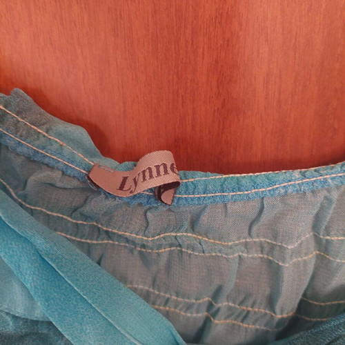 Lynne silk blouse like new, airy blue