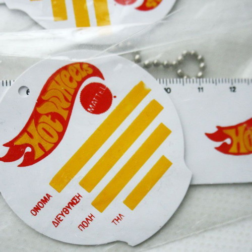 Vintage Hot Wheels Mattel Rulers with Name Tag, set of 2, new