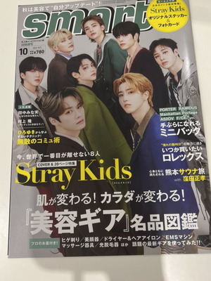 Smart October 2022 Japan magazine with Stray Kids