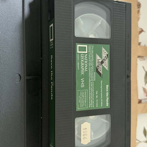 Save the Panda videocassette like new