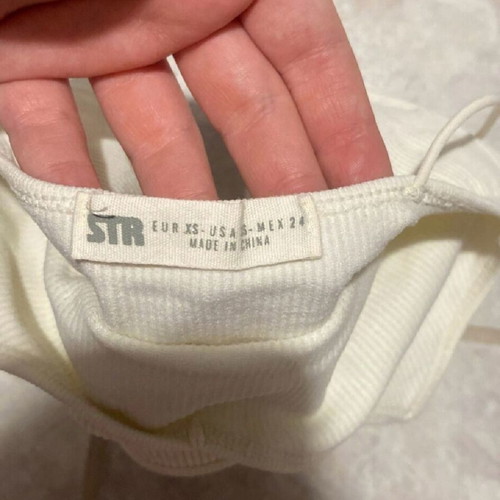 Stradivarius top shirt new, size XS, beige