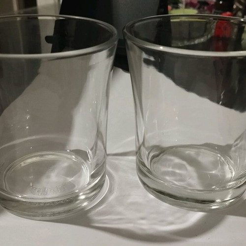 Set of 6 Evian Gobelet glasses new, professional use