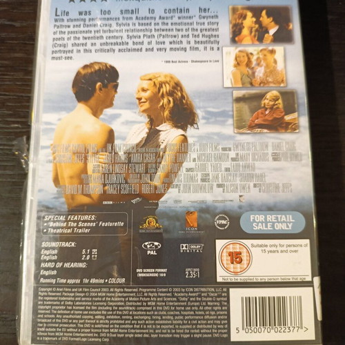 Sylvia DVD romance movie new with English subtitles