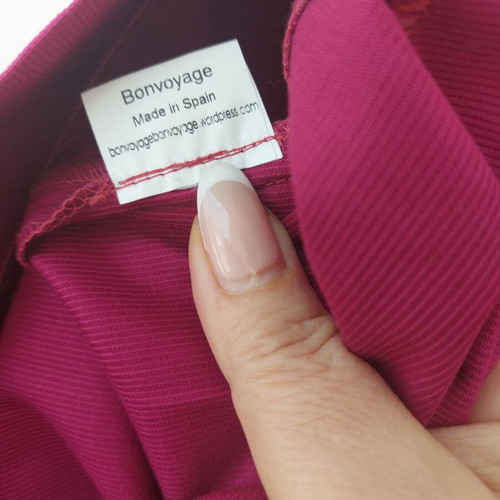 Bon Voyage Mini Fuchsia Skirt 100% Cotton Medium New