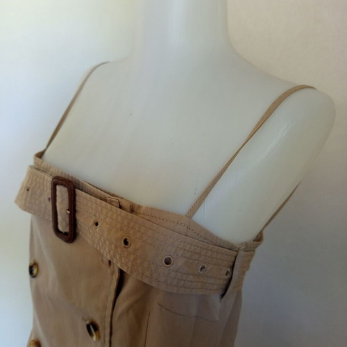 Burberry belted trench dress like new, size UK 12, beige