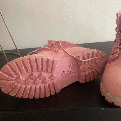 Timberland pink boots like new, size 37.5-38