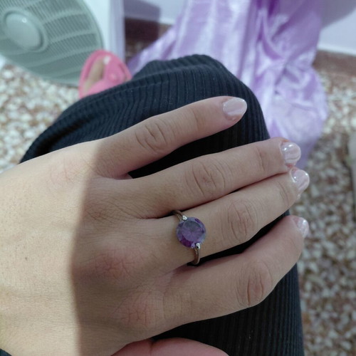 Ring like new, purple