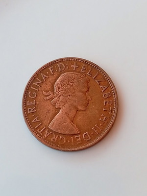 Australia 1955 Penny coin