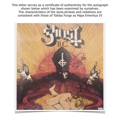 Ghost B.C. Infestissumam 2013 LP red vinyl near mint signed