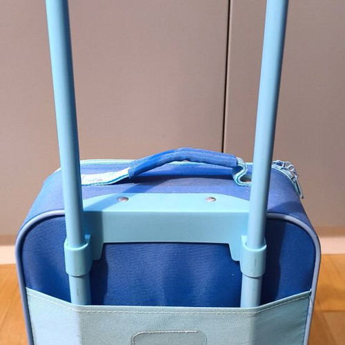 Children's travel set like new, 3 pieces, blue