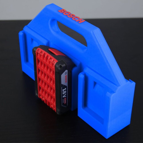 Transport base for 6 Bosch 18V batteries made to order