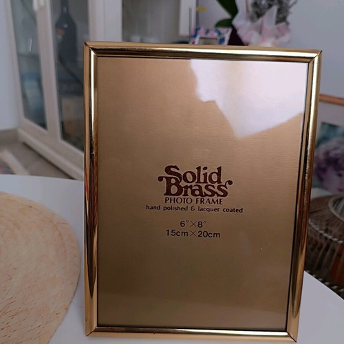 Photo frames used, pack of 2, gold tone