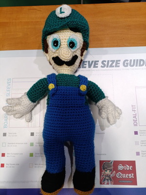 Luigi handmade crochet doll new