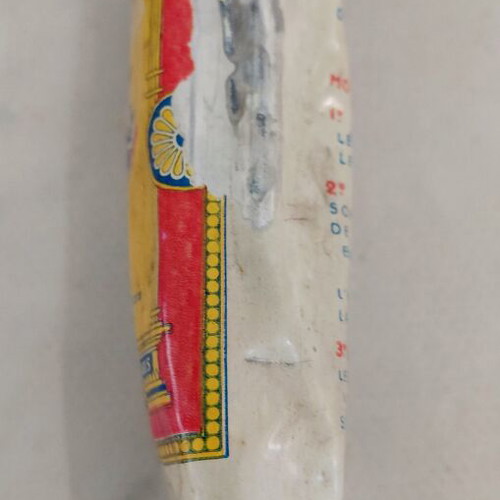 Vintage L.T. Piver French Hair Brilliantine Tube used, 1950s