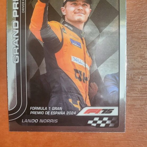 F1 Topps Chrome 2025 Lando Norris Grand Prix Driver of the Day #131 like new