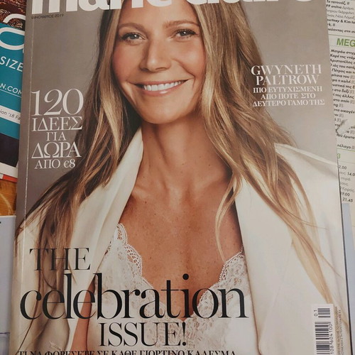 Marie Claire Magazine #354 January 2019 like new, Gwyneth Paltrow cover