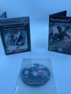 Medal Of Honor set for PlayStation 2 like new, Platinum Edition
