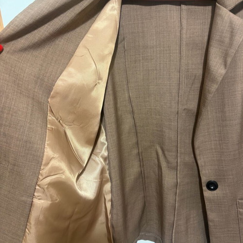 Brown spring jacket size S like new