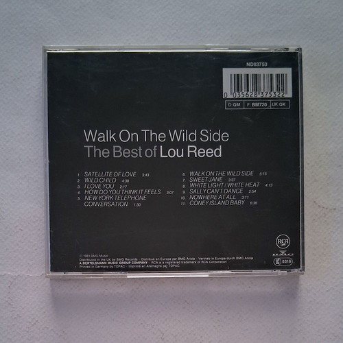 Lou Reed The Best Of Lou Reed CD used, rock