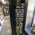Επαγγελματική περιστρεφόμενη συρταριέρα εξαρτημάτων μεταχειρισμένη, βαρέως τύπου 4 πλευρών