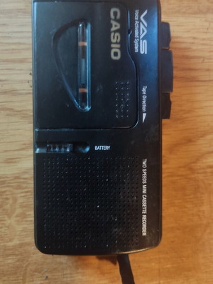 Casio vintage mini cassette recorder