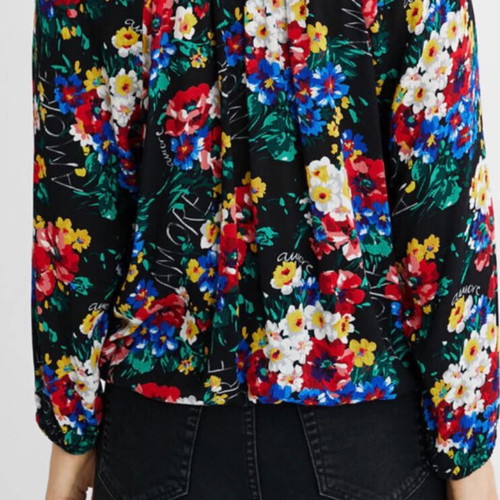 Desigual viscose women blouse size S like new, multicolor
