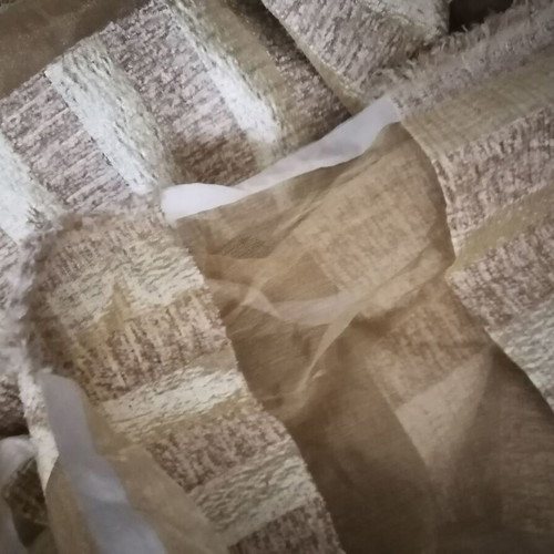 Fabric artificial silk polyester 2.80m width new