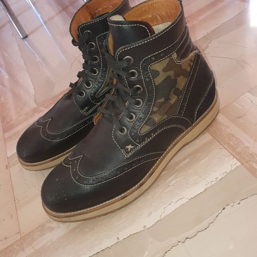 Leather men's boots Italian like new, size 44