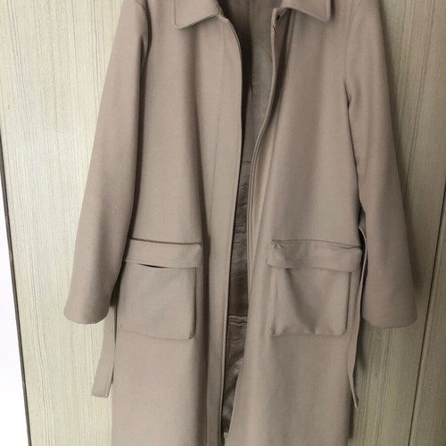 Armani Jeans mid-coat wool beige size L used