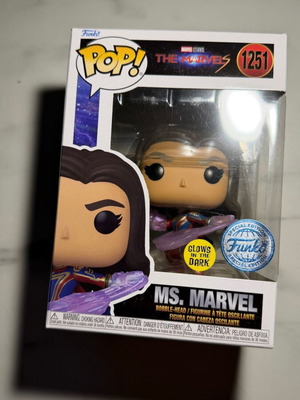 Funko Pop! Marvel Ms. Marvel 1251 Bobble-Head Special Edition new