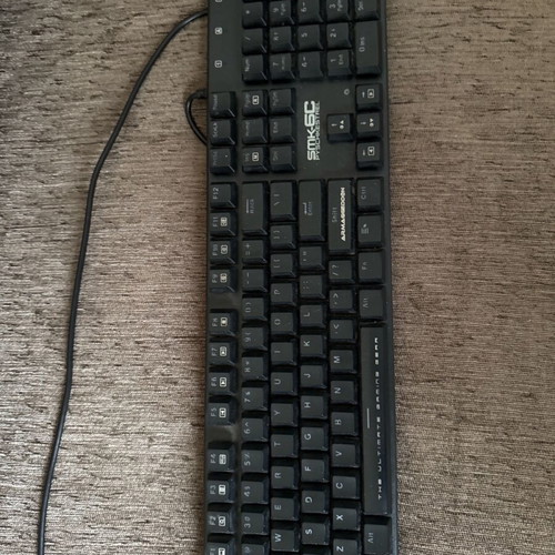 Armaggeddon Mechanical Low Profile Keyboard Psychkestrel Blue SMK-6C used