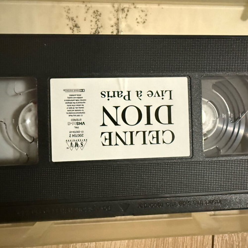Céline Dion Live à Paris VHS like new, pop