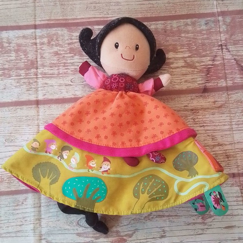 Lilliputiens three-faced plush doll used
