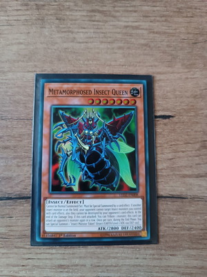 Metamorphosed Insect Queen YuGiOh card mint condition