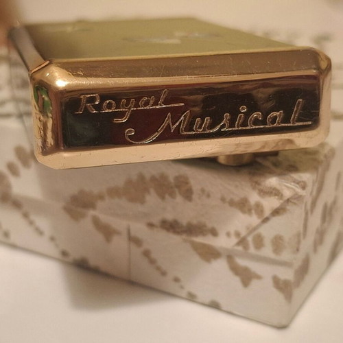 Vintage Royal Musical lighter Sankyo Japan 1970s used