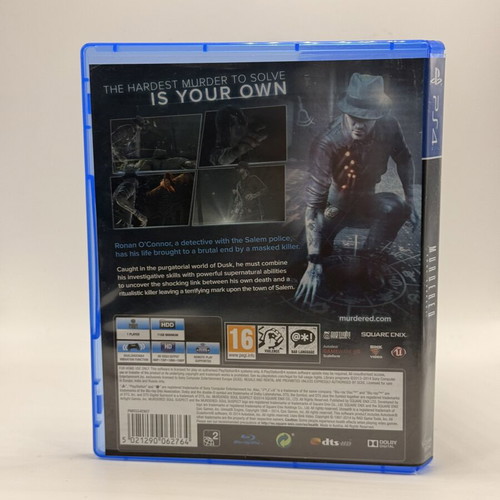 Murdered: Soul Suspect PS4 used action adventure game