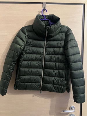 Puffy jacket Save The Duck green like new size S