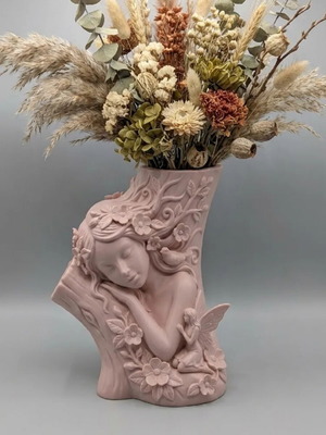 Druid Vase Flower Decoration New, Four Color Options