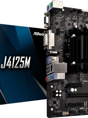 Дънна платка ASRock J4125M SoC Micro ATX като нова