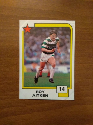 Panini Soccer Superstars 1988 Card No14 Roy Aitken used