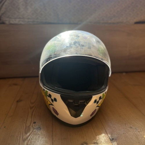 Givi HJ04 Junior Child Helmet like new, white, size 54cm