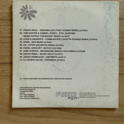 Lounge Chill House Underground Mix CD collection like new